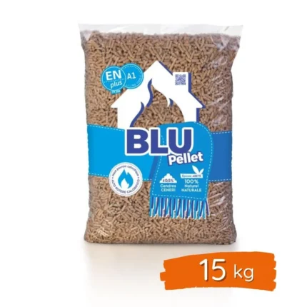 Granulés de bois 100% Epicea - BLU PELLET EnPlus A1 - Sac 15Kg